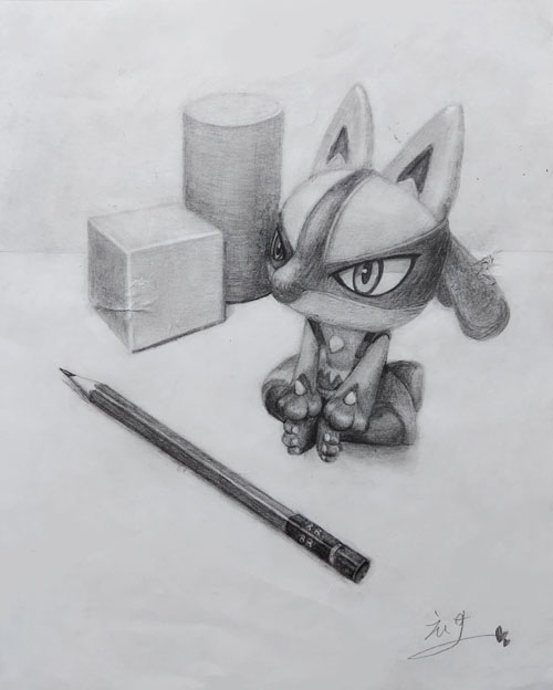 中学校1年生のデッサン